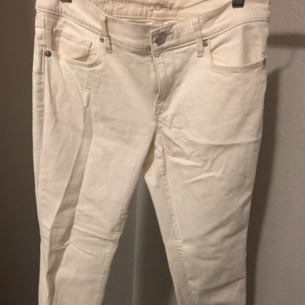 Ivory Skinny Jeans